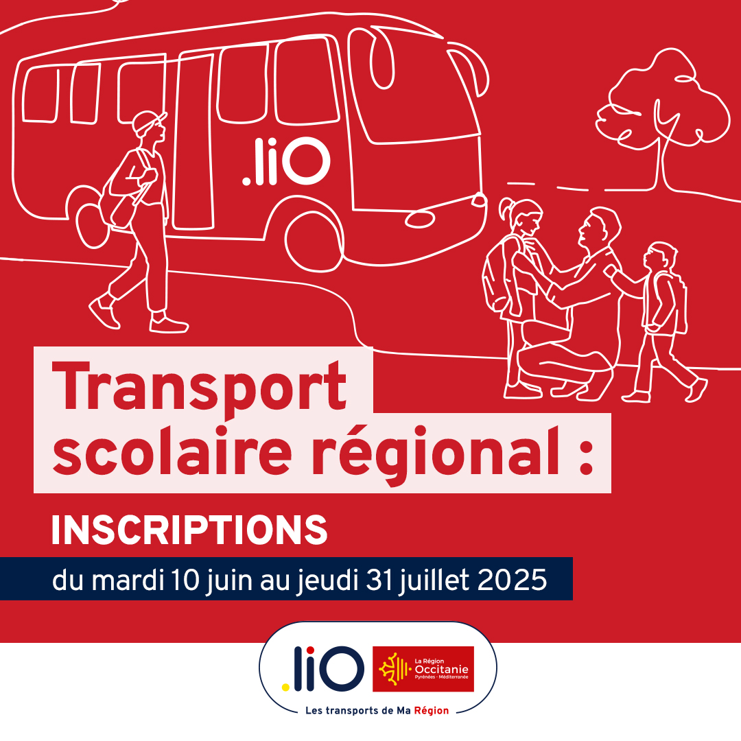Transport scolaire régional : inscriptions du 10 juin au 31 juillet